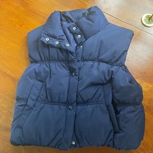Cropped Puffer Vest